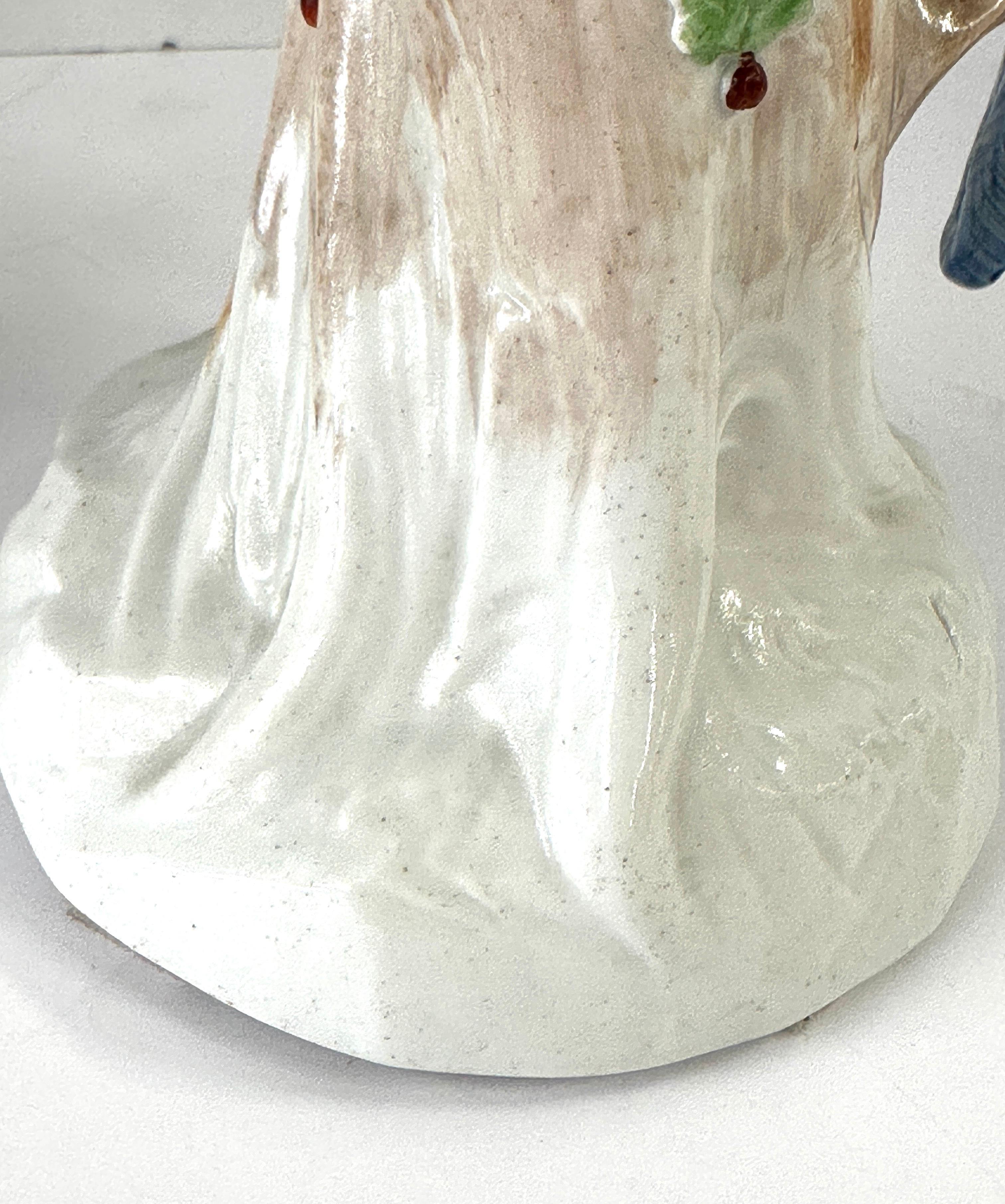 Pareja de loros altos alemanes de Dresde Porcelana en venta
