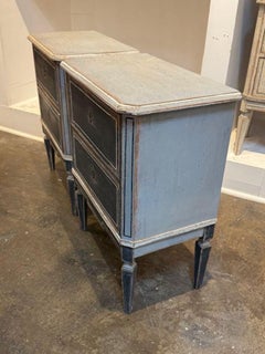 Pair of German Hand-Painted Neo-Classical Style Tables