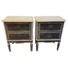Pair of German Hand-Painted Neo-Classical Style Tables
