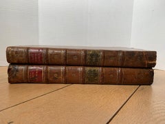 Pair of German Leather Bound Books, "Rerum Liturgicarum" by Joannis Bona