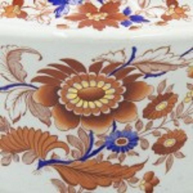 19th Century Pair of German Lowenstaff Floral Porcelain Urns For Sale