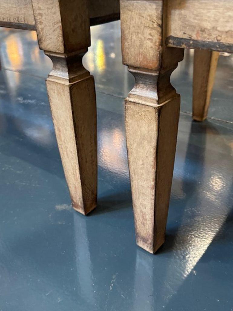 Pair of German Neo-Classical Painted Bed Side Tables For Sale 1