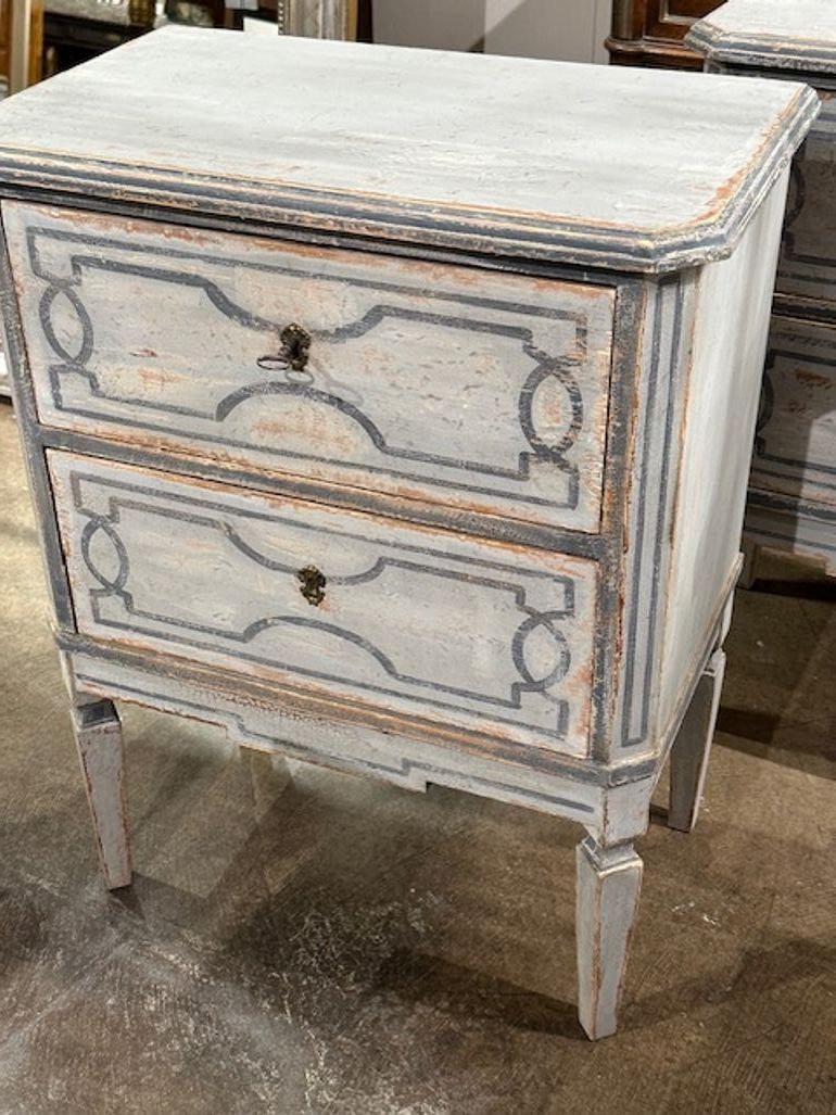 Pair of German Neo-Classical Side Tables In Good Condition For Sale In Dallas, TX
