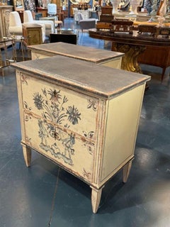 Pair of German Neo-Classical Style Side Tables