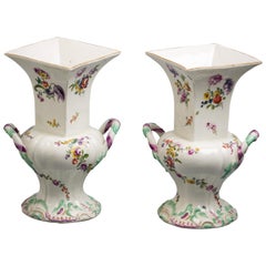 Pair of German Porcelain Vases, Meissen, circa 1745