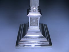 Pair of German Silver Five-Light Candelabra by Koch & Bergfeld