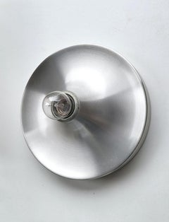 Pair of German Vintage Minimalist Wall or Ceiling Lights Flushmounts Sconces 70s