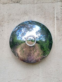 Paar deutsche minimalistische Vintage-Wand- oder Deckenleuchten, Einbaubeleuchtung, 70er Jahre