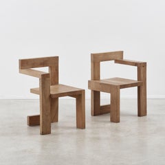 Ein Paar Gerrit Rietveld Steltman-Stühle - Niederlande, 1963