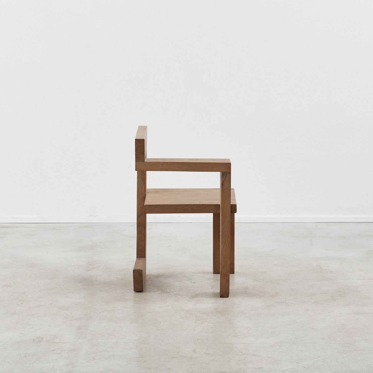 Pair of Gerrit Rietveld Steltman chairs - Netherlands, 1963 In Good Condition For Sale In London, GB