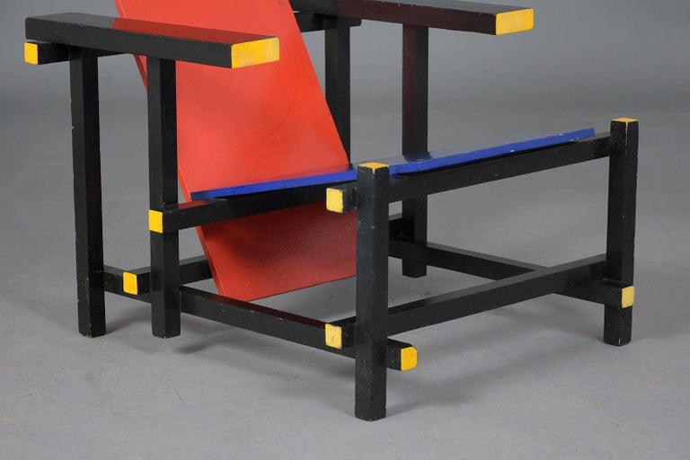 Pair of Gerrit Rietveld Chairs For Sale 2