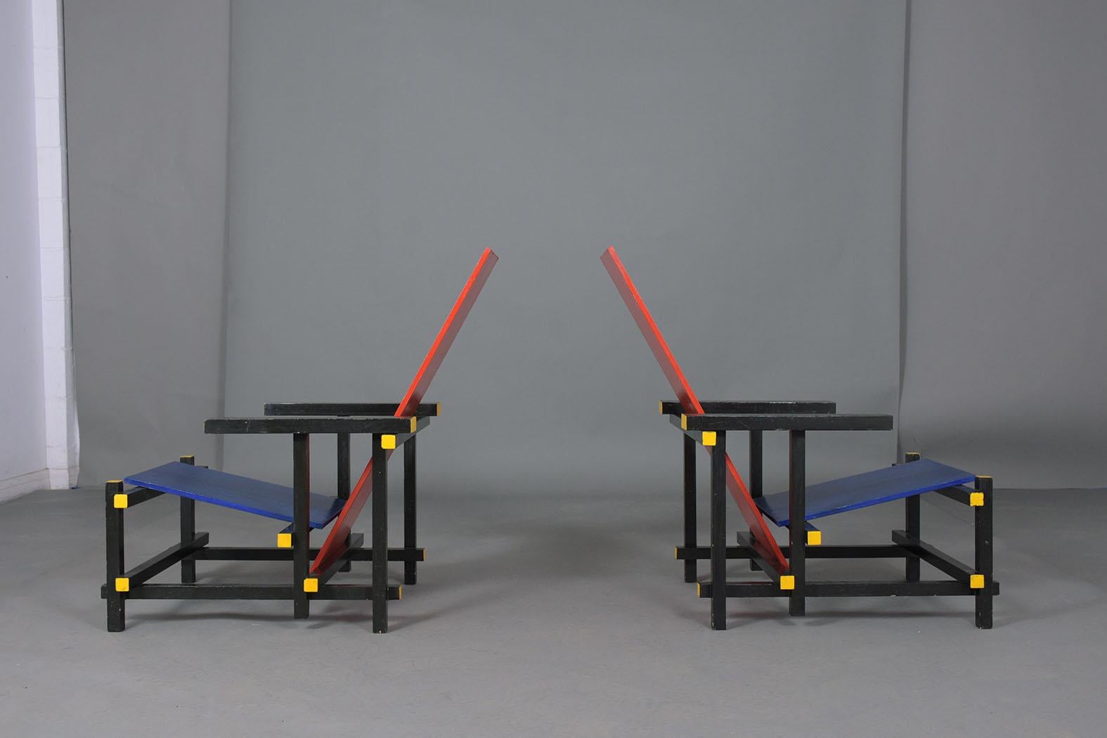 Pair of Gerrit Rietveld Chairs 5