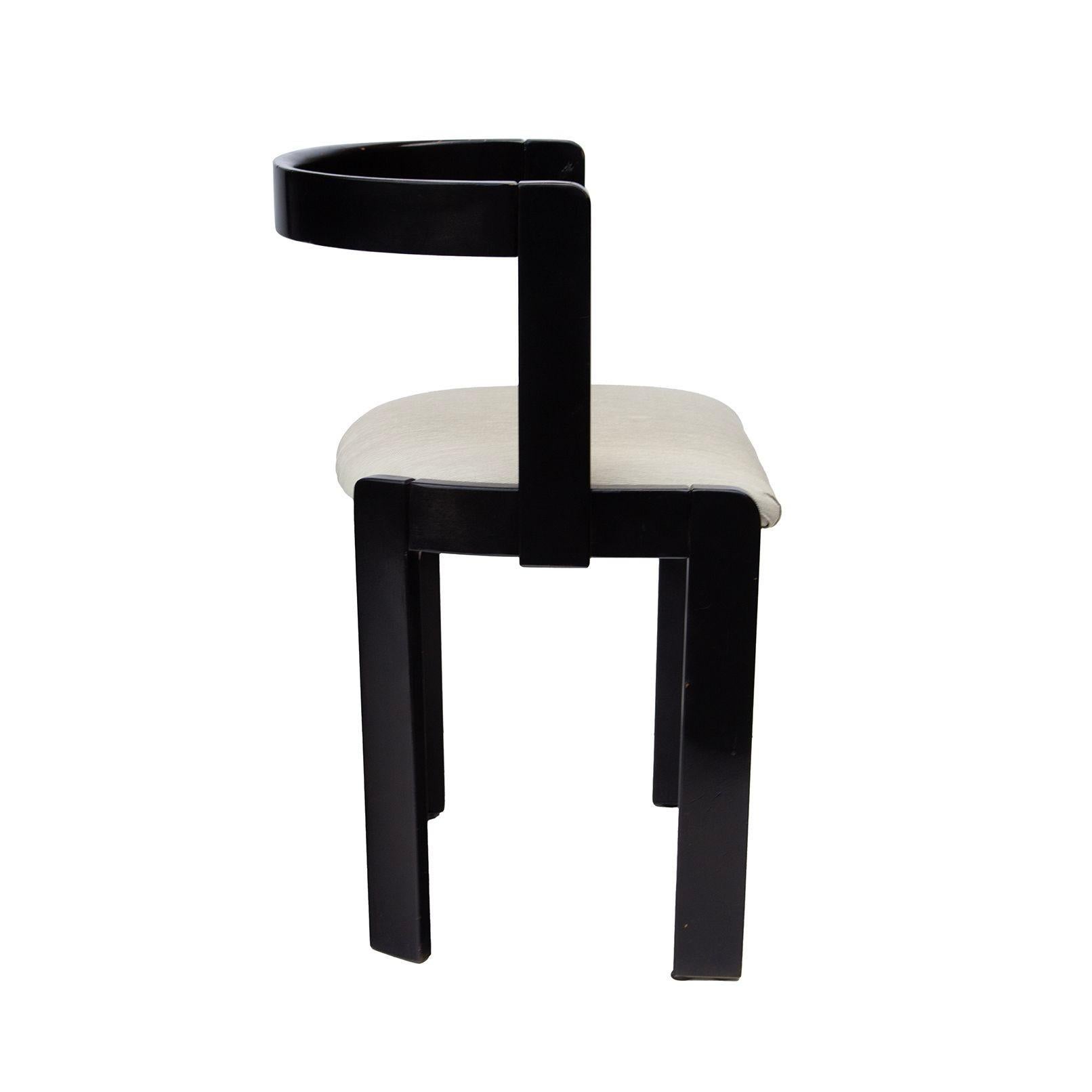 Pair of Gestural Dining Chairs by International Furniture Corp For Sale 4