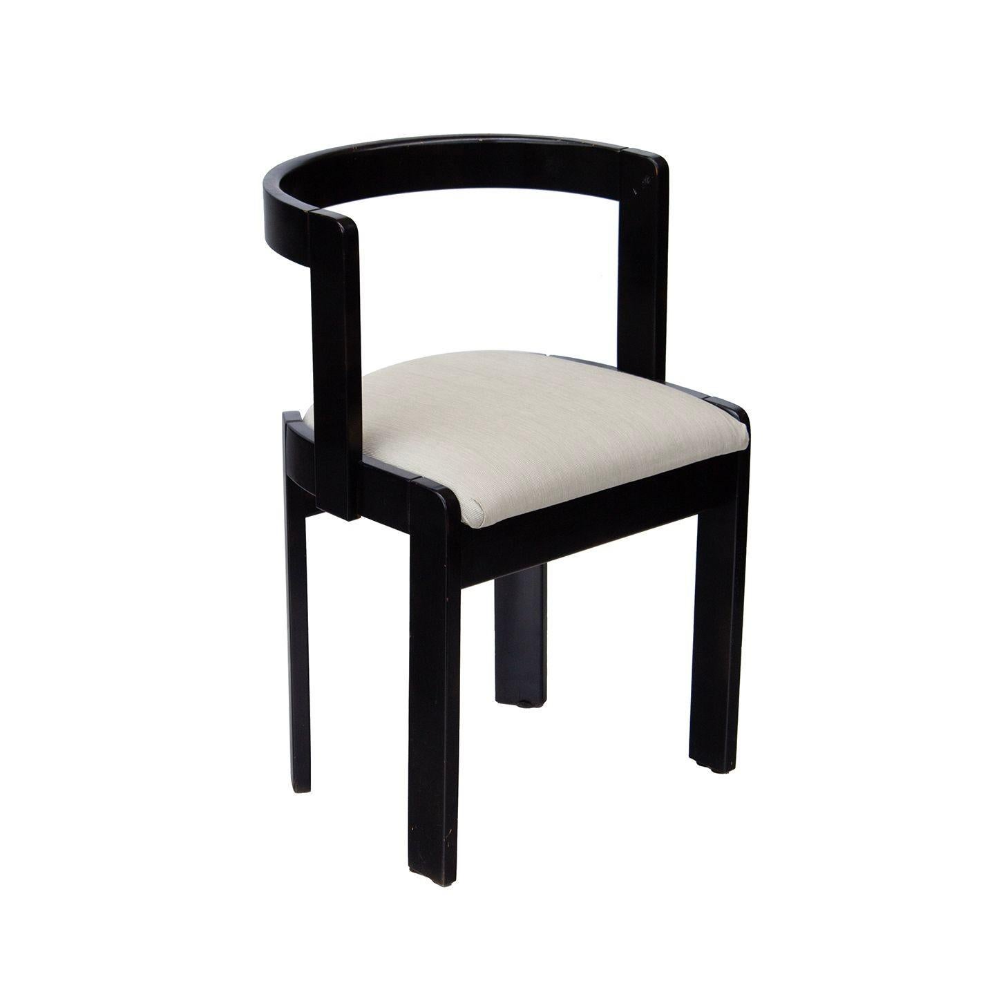 Pair of Gestural Dining Chairs by International Furniture Corp For Sale 6