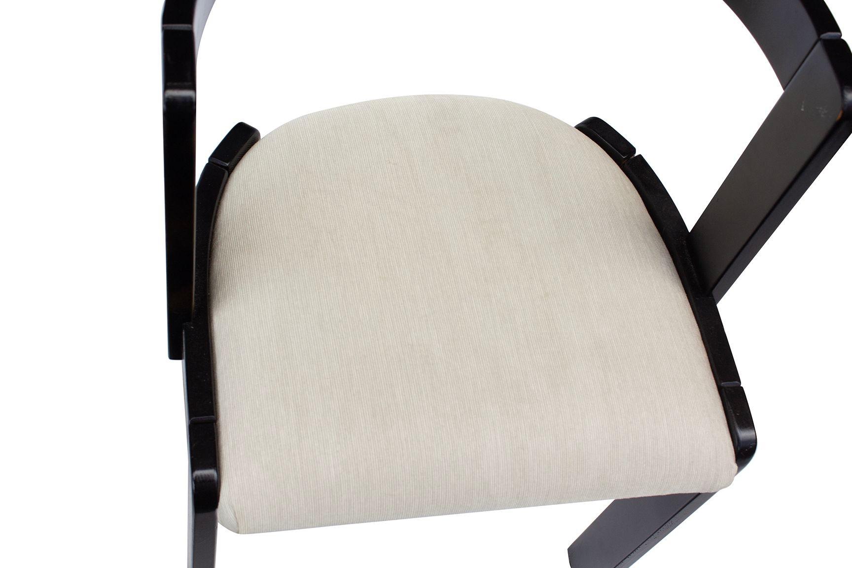 Late 20th Century Pair of Gestural Dining Chairs by International Furniture Corp For Sale