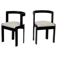 Paar gestische Esszimmerstühle von International Furniture Corp