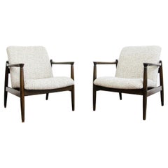 Pair of Restored Mid-Century Vintage GFM-64 Armchairs by Edmund Homa, 1960's.