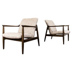 Pair of GFM-64 Armchairs by Edmund Homa, 1960s