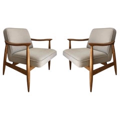 Pair of GFM-87 Armchairs by Juliusz Kedziorek, 1960s