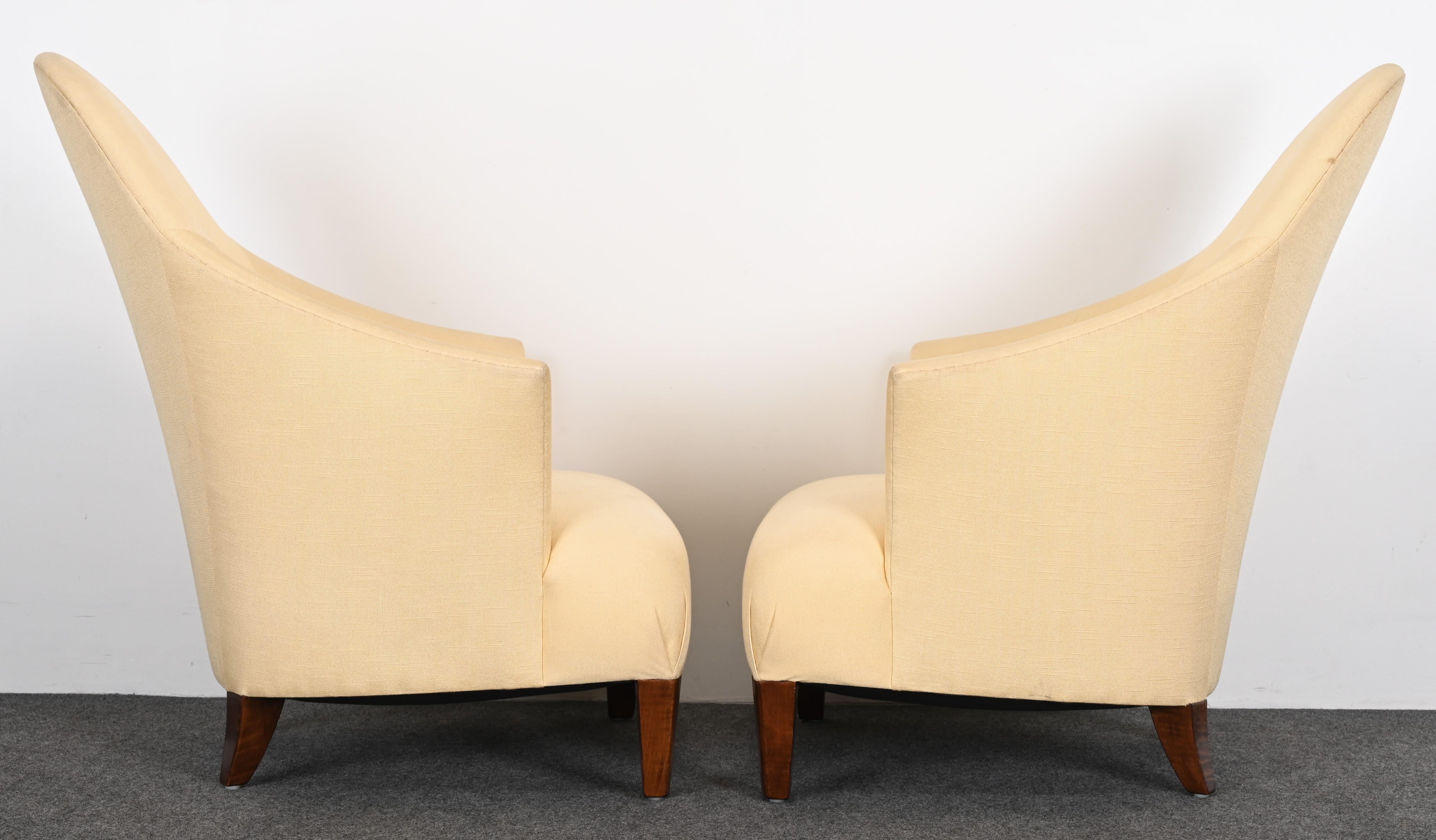 Upholstery Pair of 