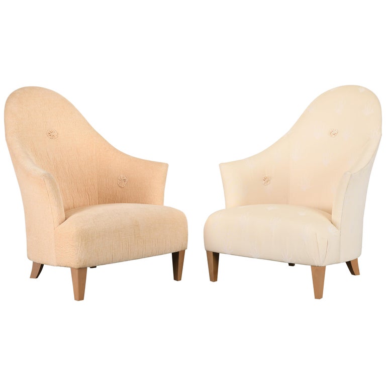 Pair of "Ghost Chairs" by Angelo Donghia, 1990s at 1stDibs
