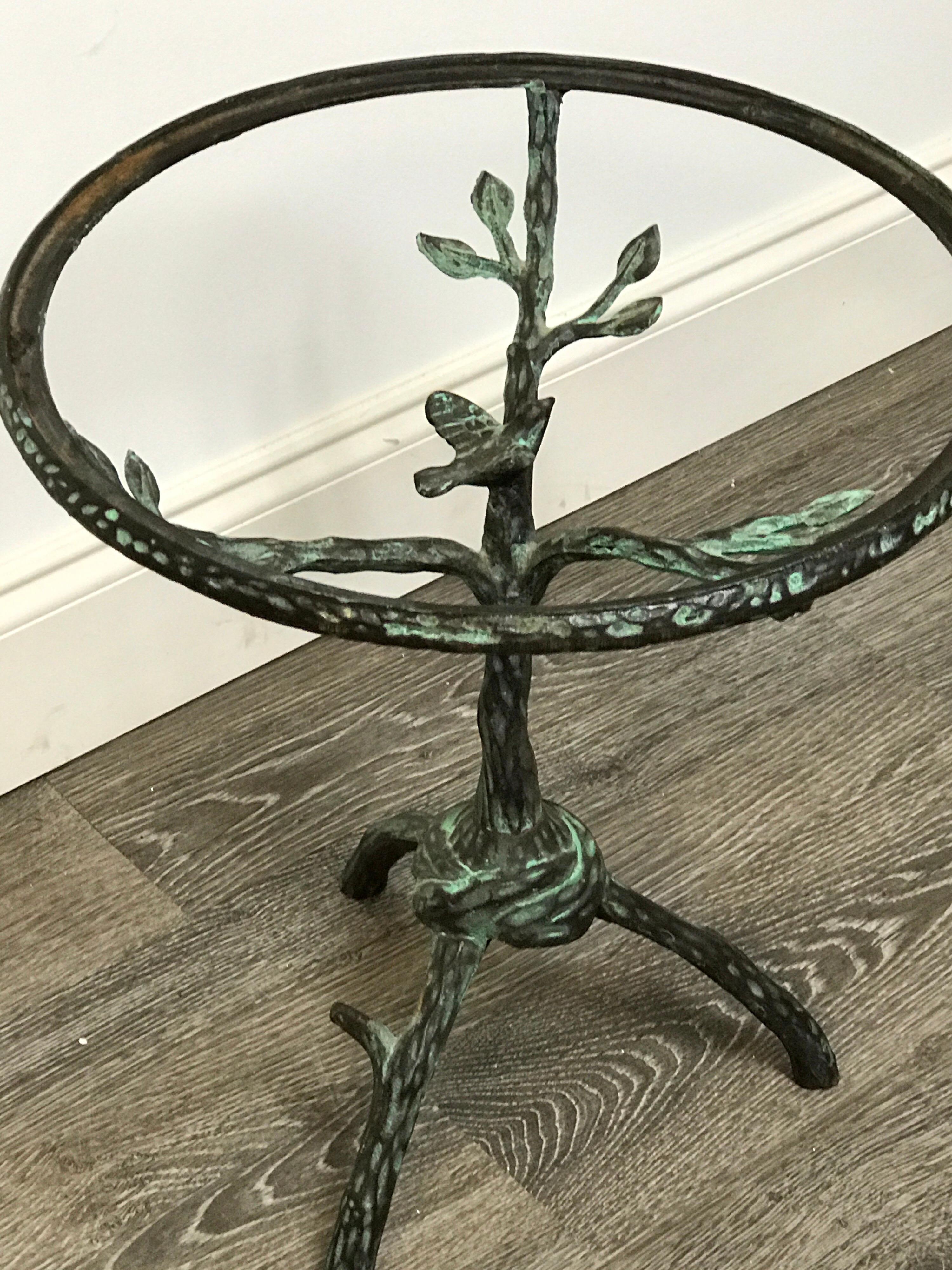 Pair of Giacometti Style Side Tables 1