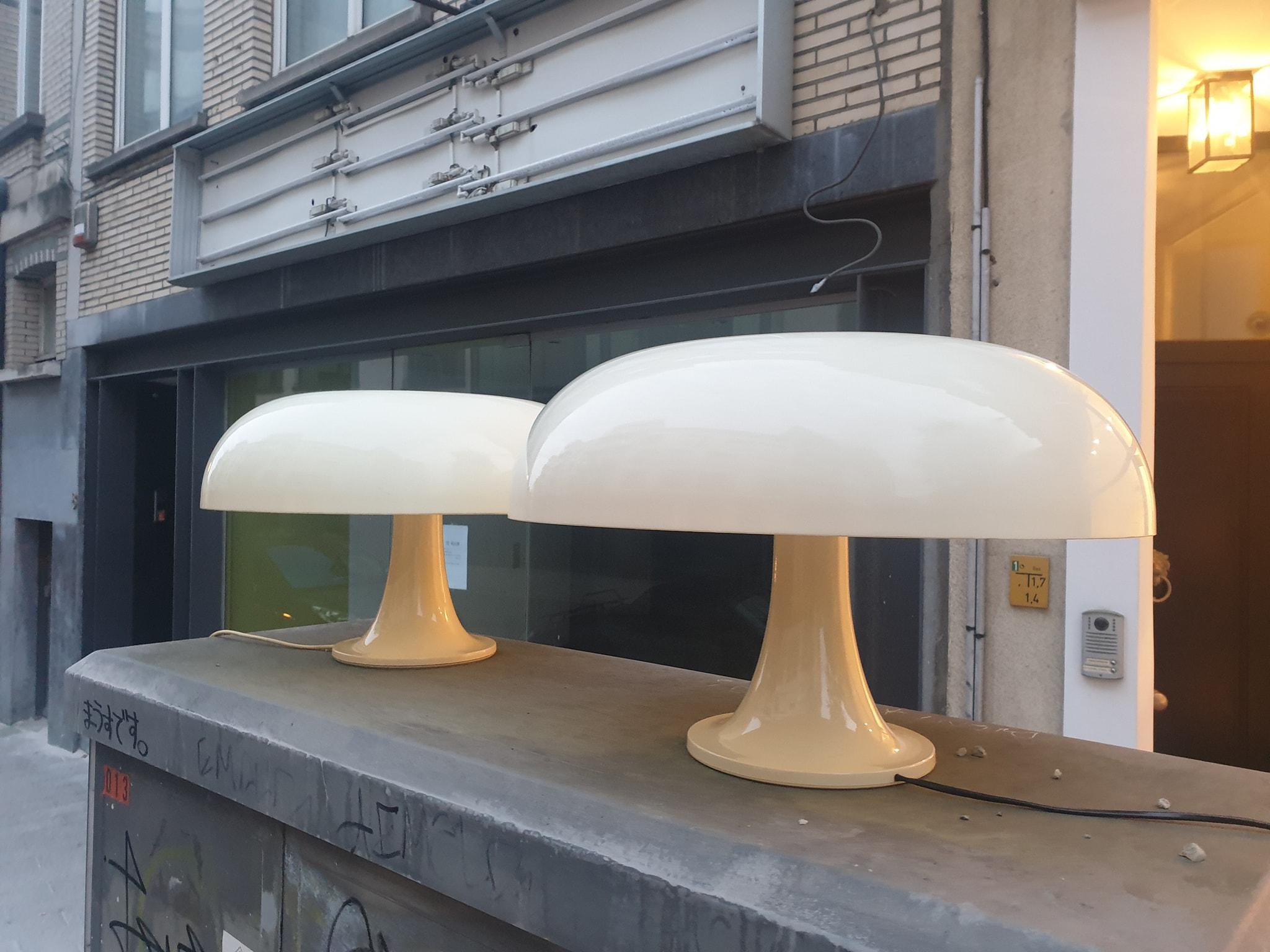 20th Century Pair of Giancarlo Mattioli Nesso Table Lamps by Artemide