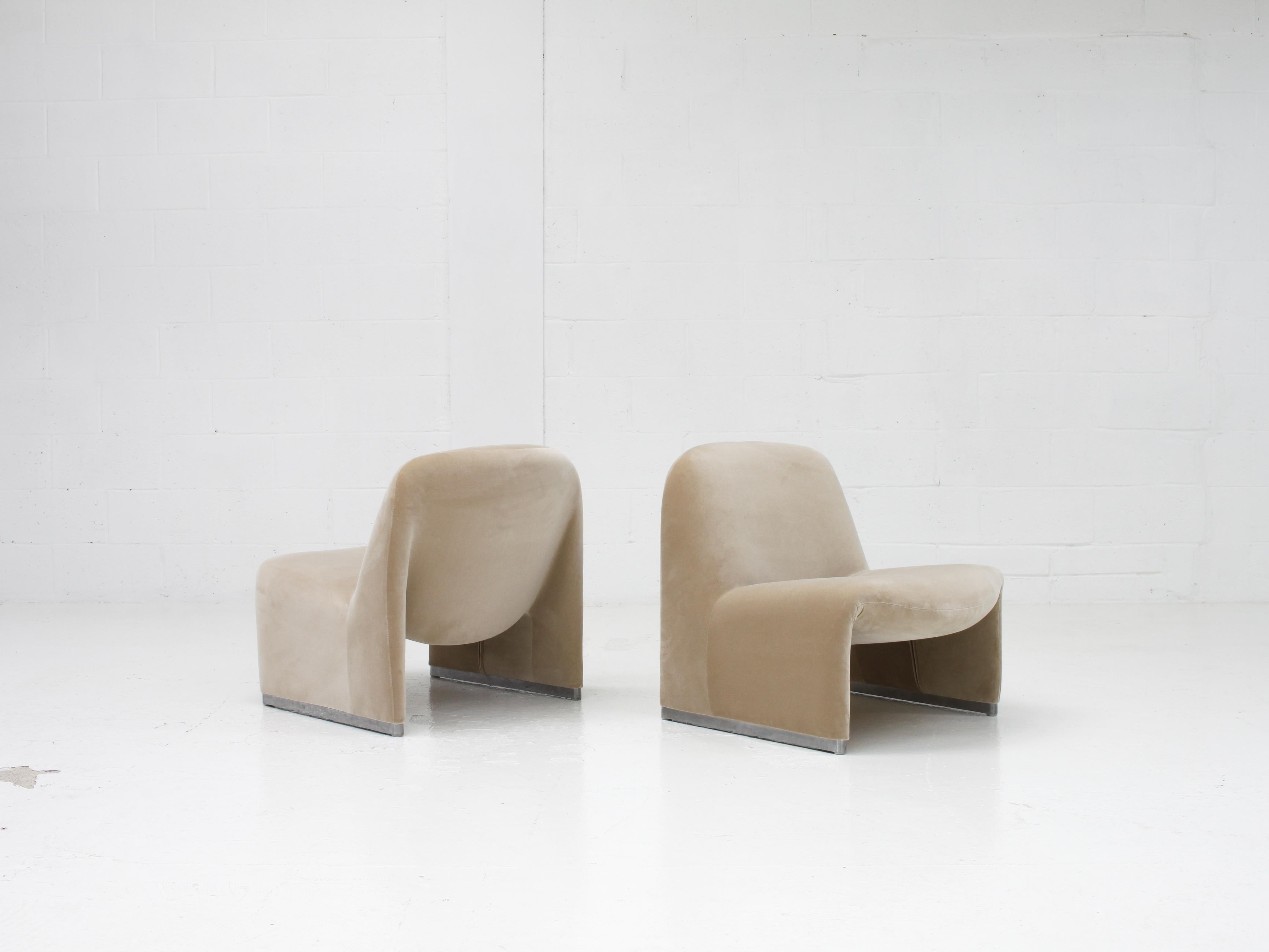 Dutch Pair of Giancarlo Piretti “Alky” Chairs - PREPARED FOR UPHOLSTERY