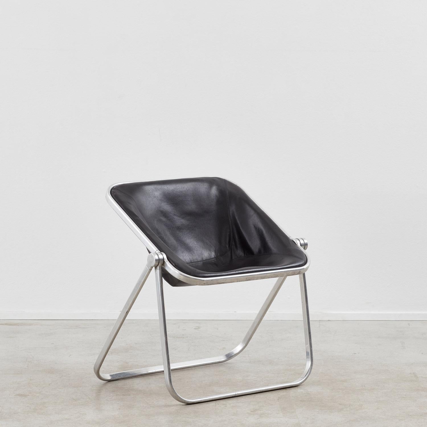 Ère spatiale Paire de chaises Plona de Giancarlo Piretti Anonima pour Castelli, Italie, 1969 en vente