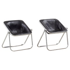 Pair of Giancarlo Piretti Plona chairs Anonima for Castelli - Italy, 1969