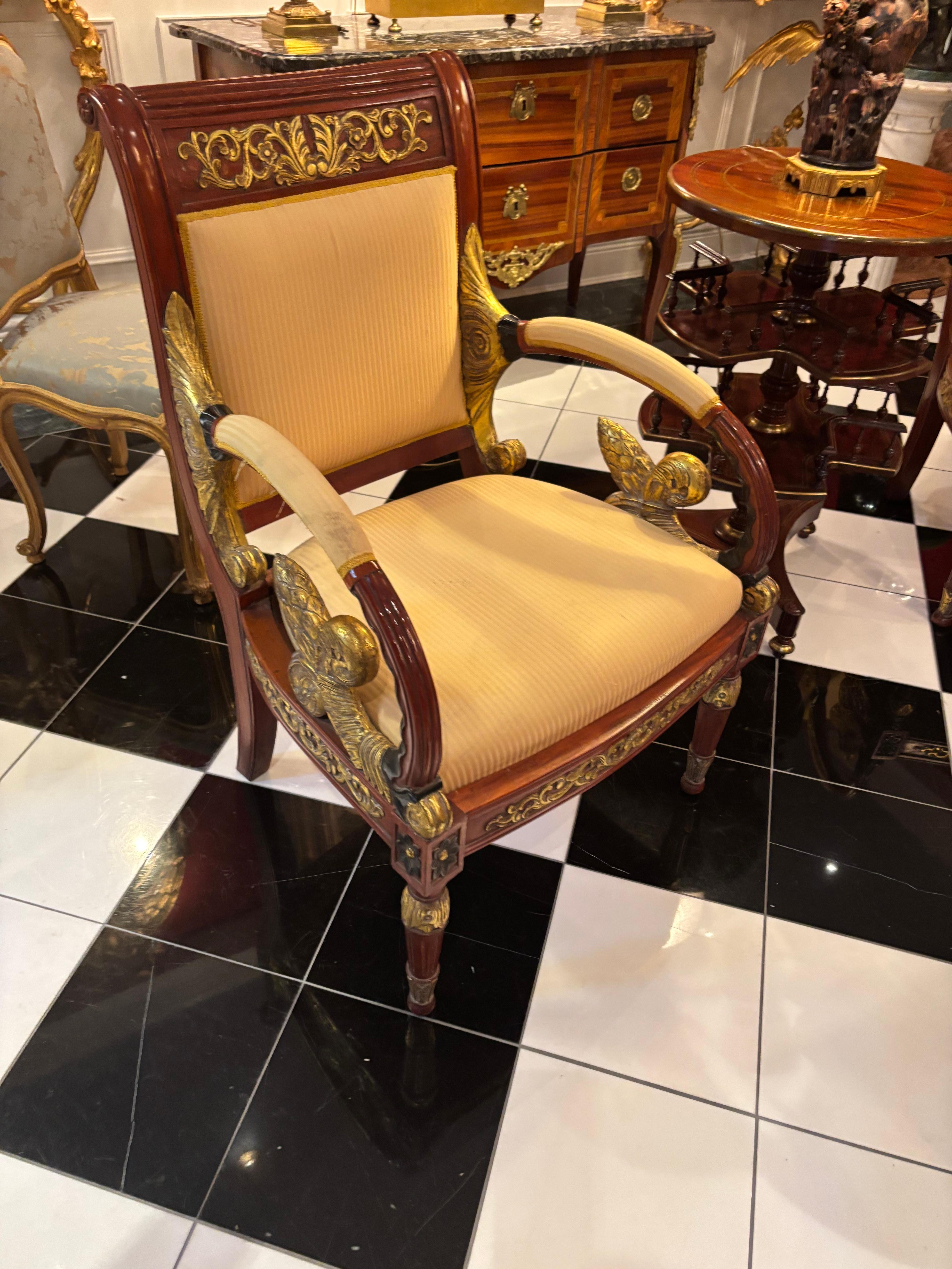 Pair of Gianni Versace Armchairs from the Vanitas 1994 Collection For Sale 1
