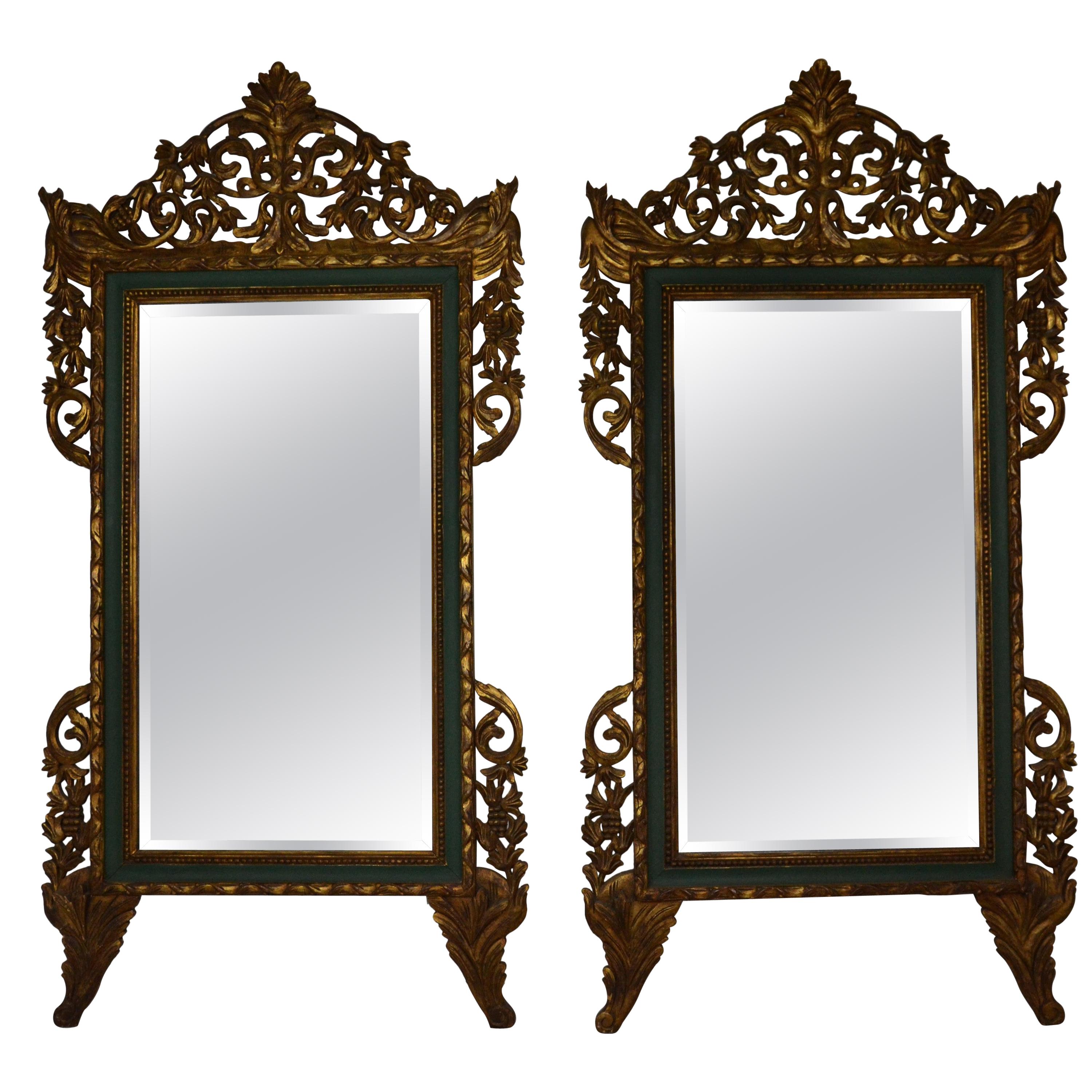 Pair of Over Size Italian Wall Mirror
