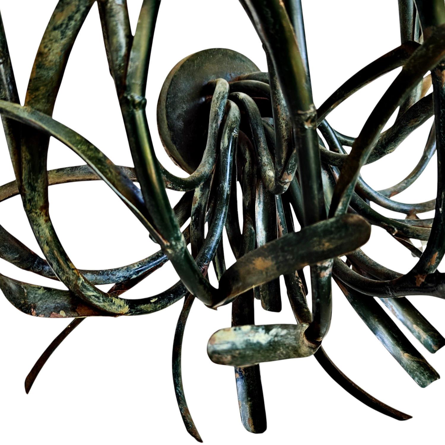 Pair of giant wall lights – Spain 1960-70 In Good Condition For Sale In Girona, Girona