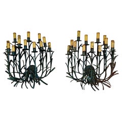 Pair of giant wall lights – Spain 1960-70