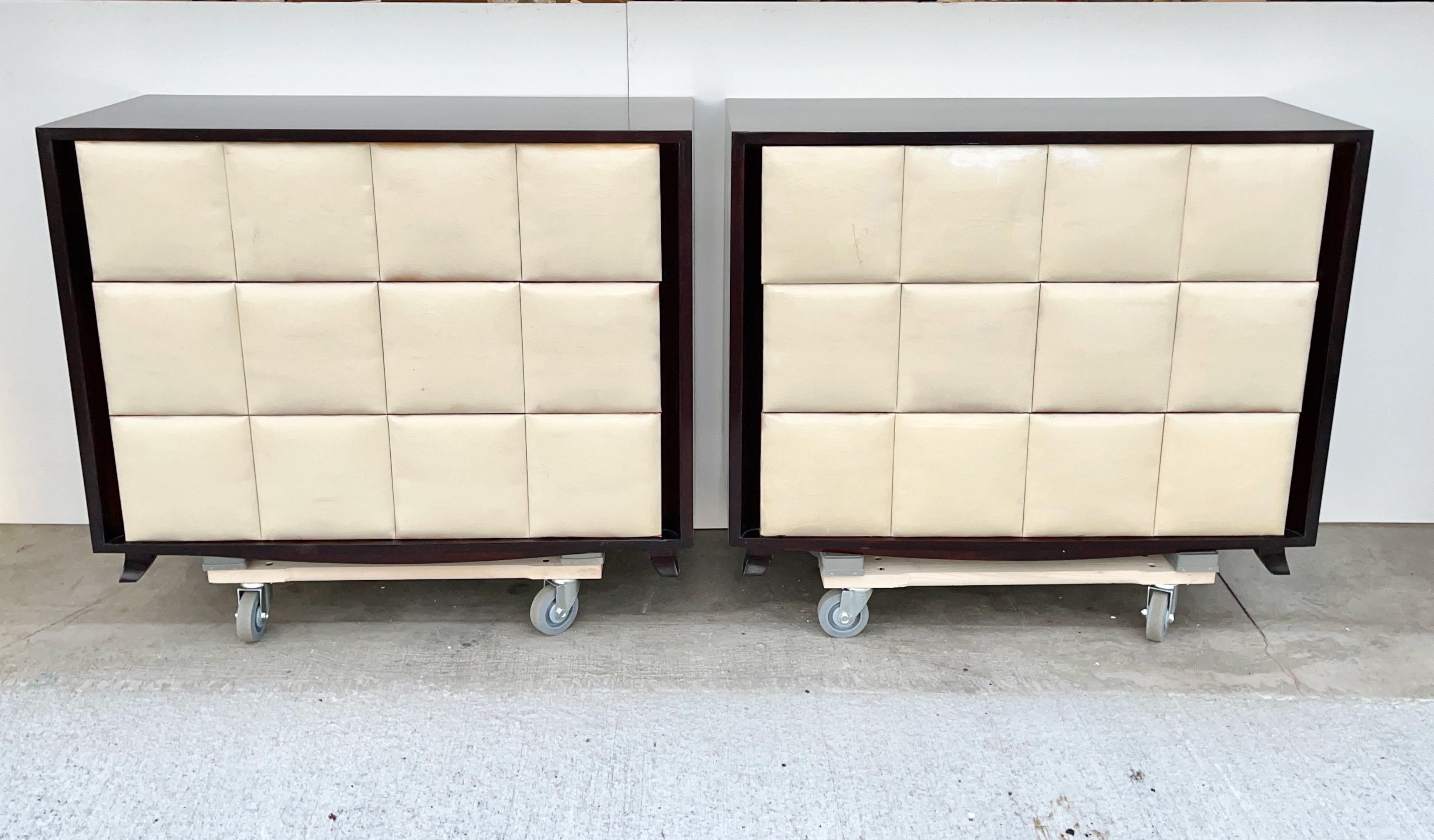 Art Deco Pair of Gilbert Rohde for Herman Miller Chests of Drawers