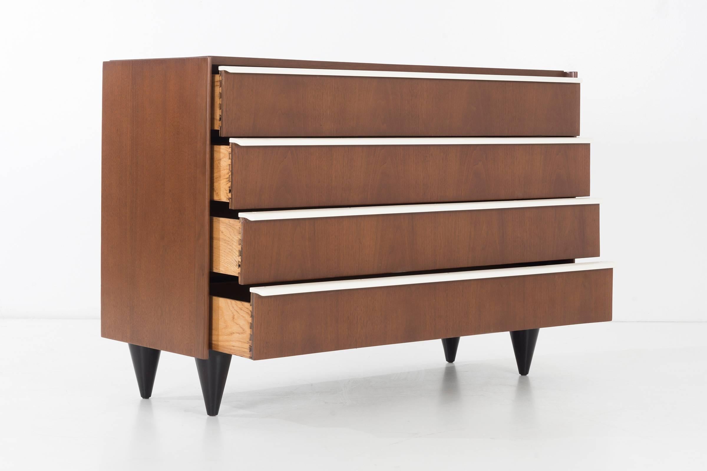 Lacquered Pair of Gilbert Rohde for Herman Miller Dressers