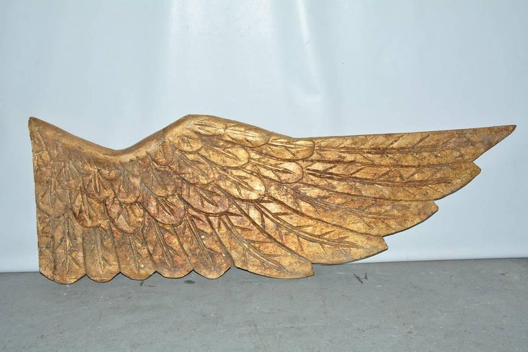 Pair of Gilded Angel Wings at 1stDibs