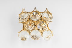 1 of 2 Pairs of Crystal Wall Lights, Sciolari Design, Palwa, Germany, 1960s