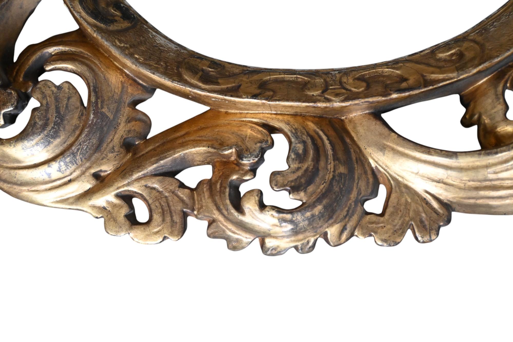 Italiano Coppia di specchi/consolle in Wood Wood dorato, XIX secolo in vendita