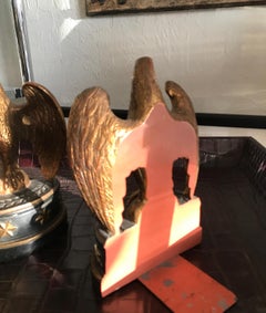 Pair of Gilded Eagle Bookends by Borghese