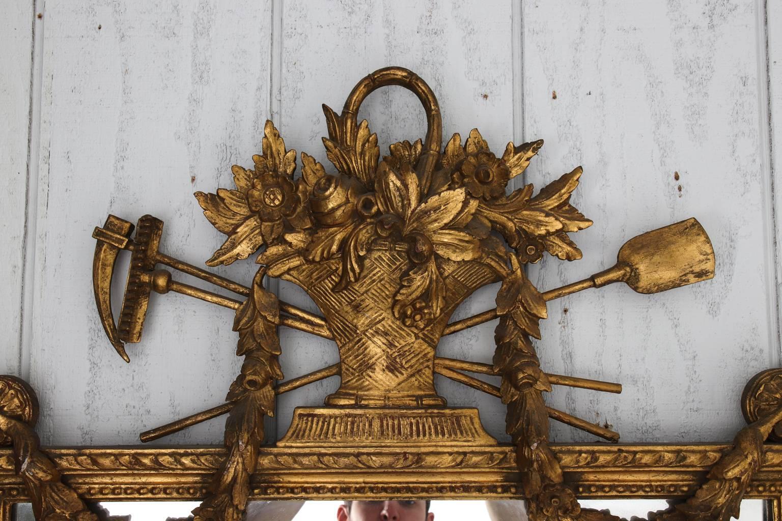 Pair of Gilded Neoclassical Mirrors 8