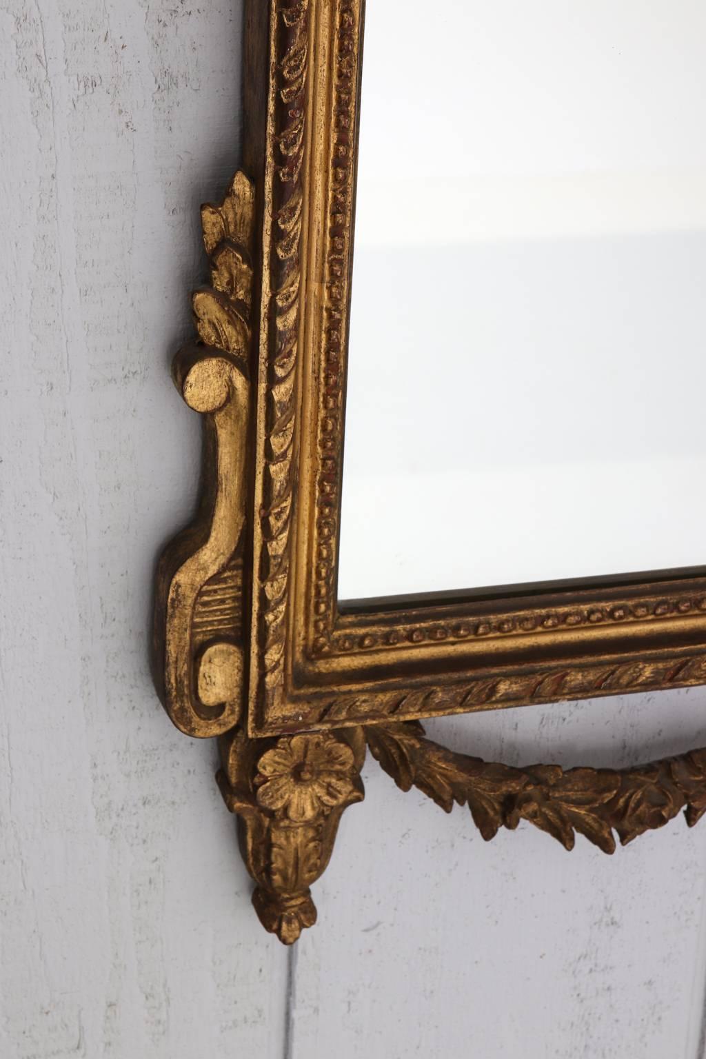 Pair of Gilded Neoclassical Mirrors 12