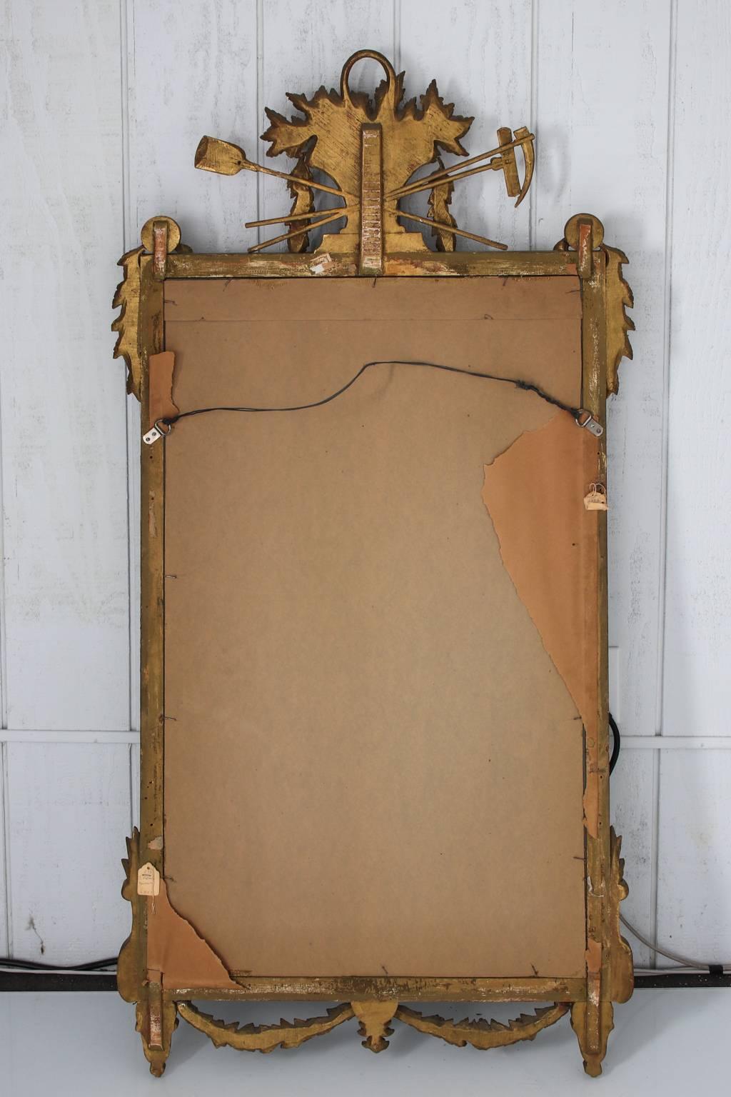 Pair of Gilded Neoclassical Mirrors 14