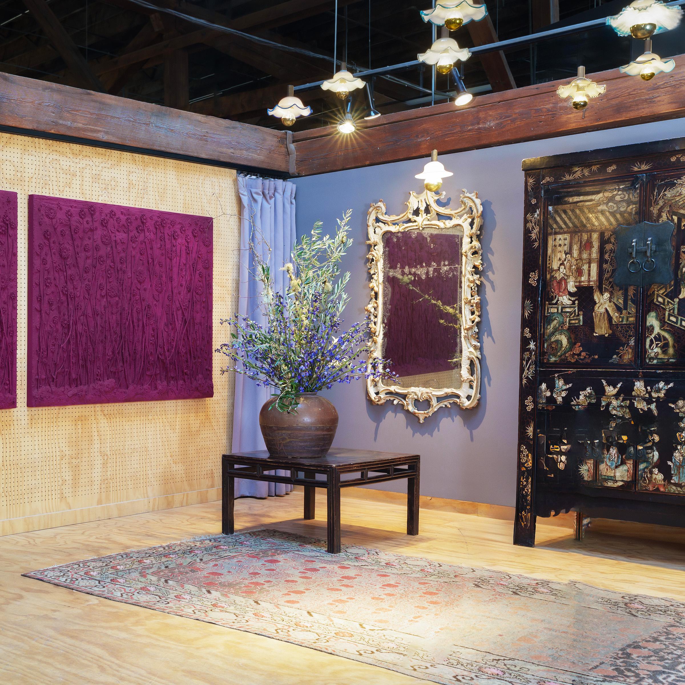 This show-stopping pair of grand 18th-century wall mirrors are beautifully designed in accordance to prevailing tastes of the Rococo period and are attributed to the workshops of Würzburg or Bamberg of Lower Franconia, Germany. Dated to circa