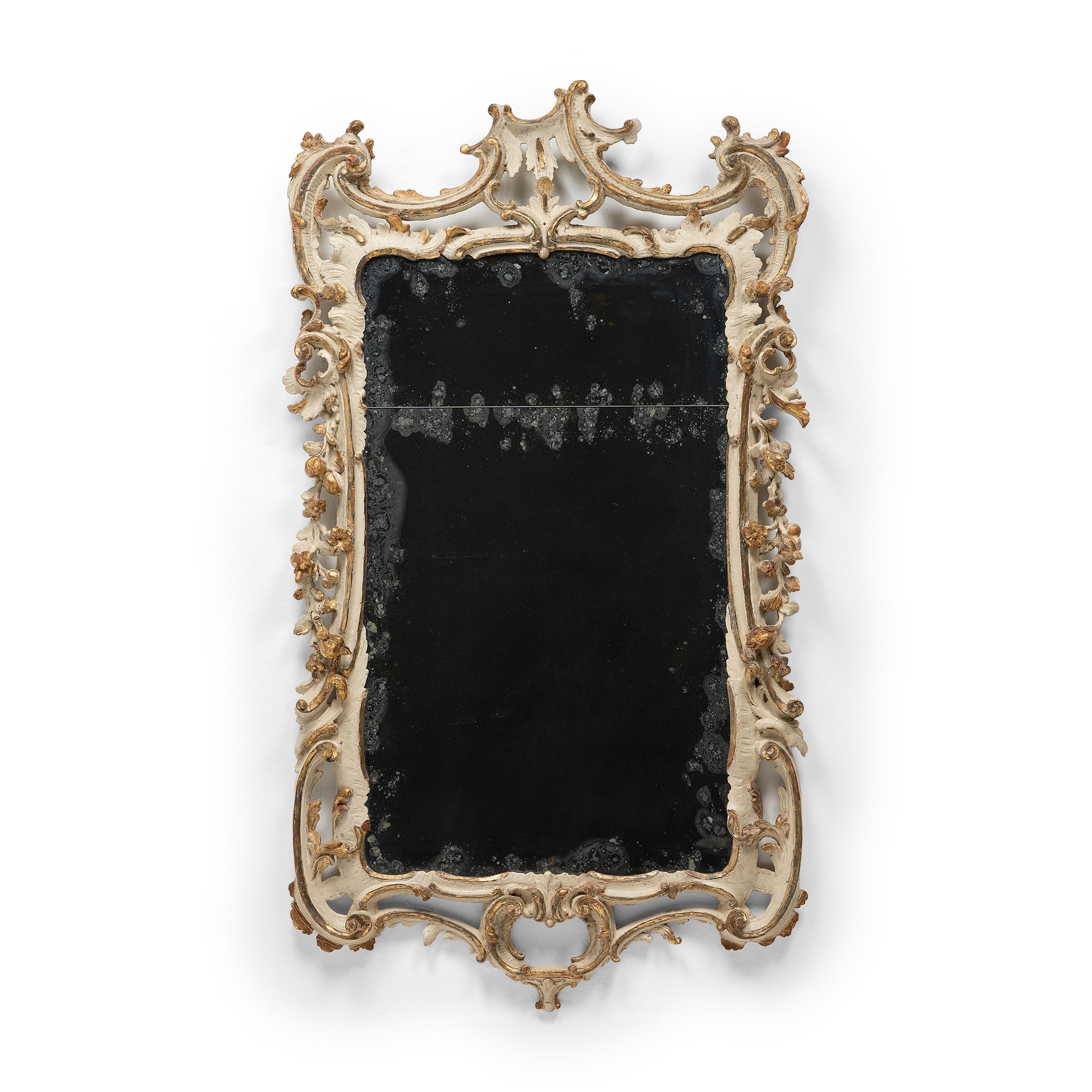 Pair of Gilded Rococo Wall Mirrors, c. 1745-55 For Sale 2