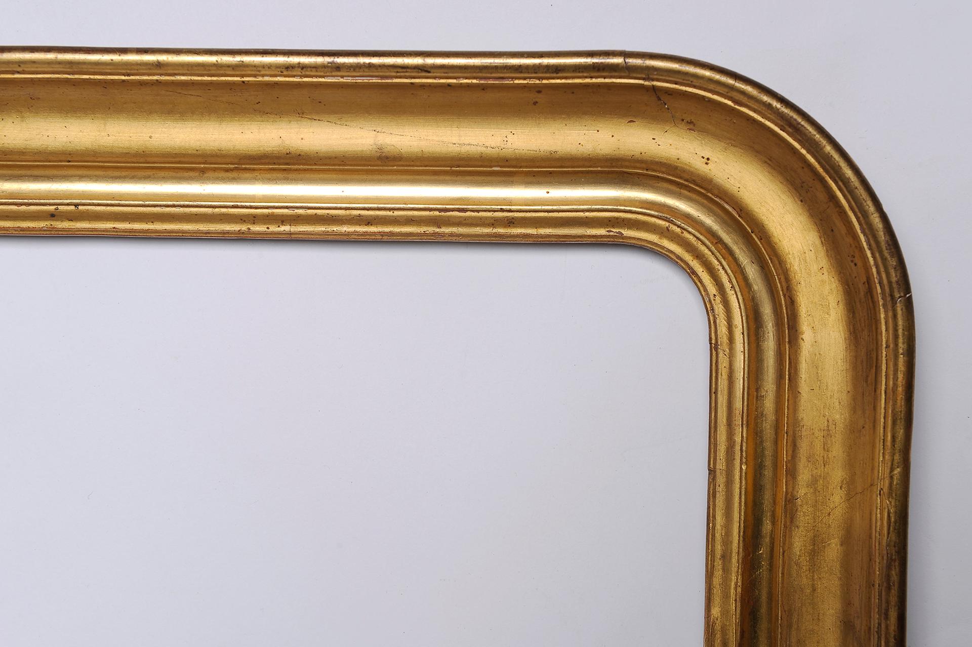 Pair of Gilded Wooden Frames In Excellent Condition For Sale In Alessandria, Piemonte