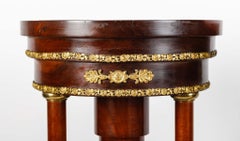 Pair of Gilt Bronze and Onyx Consoles, 19th Century.