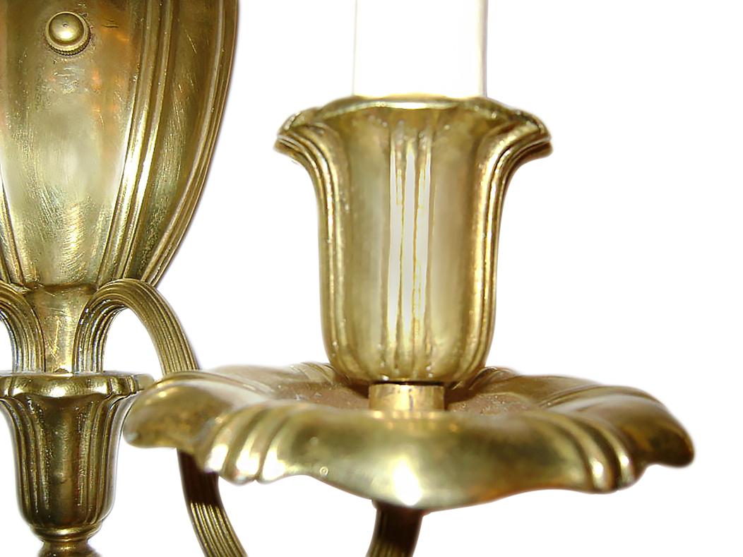 Coppia di sconsole Caldwell in bronzo dorato In condizioni buone in vendita a New York, NY