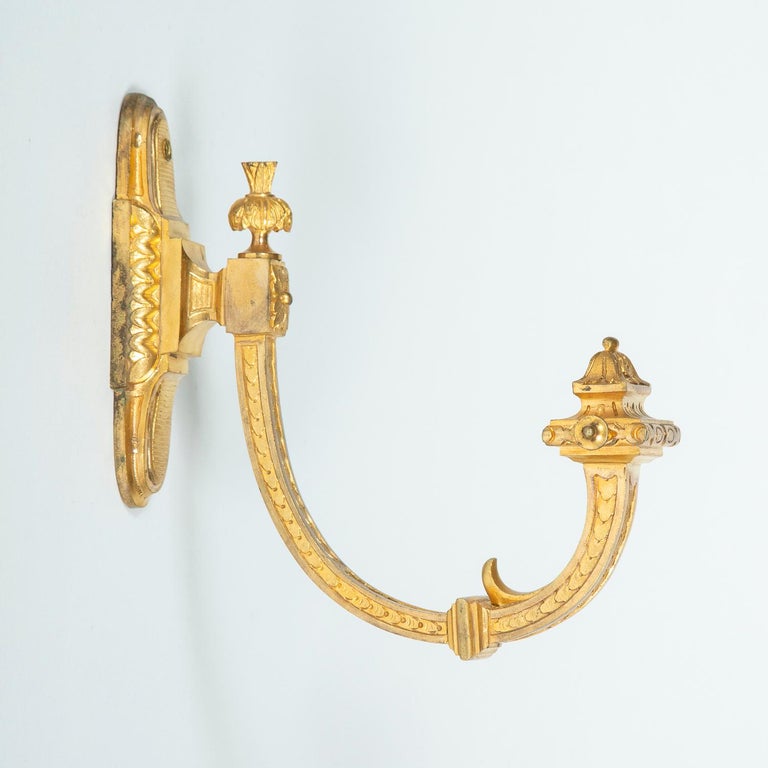 Pair of Gilt Bronze Curtain Tie Backs at 1stDibs