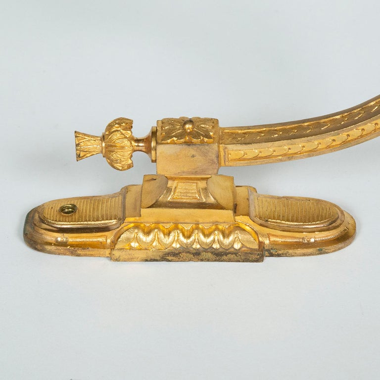 Pair of Gilt Bronze Curtain Tie Backs at 1stDibs